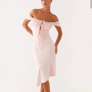 Peppermayo Light Pink Midi Dress